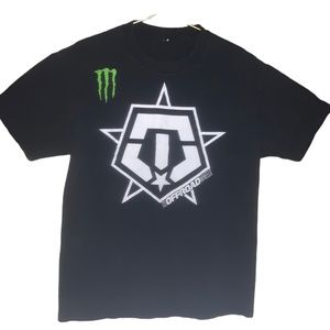 Monster Energy Drink Graphic T-shirt double sided TIS Concave Off-road Wheels